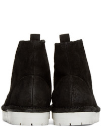 Черные замшевые ботильоны от Marsèll Gomma