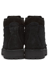 Черные замшевые ботильоны от Diemme