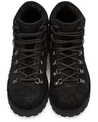 Черные замшевые ботильоны от Diemme