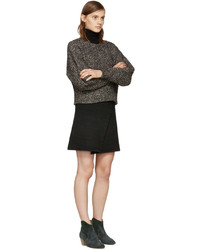 Черные замшевые ботильоны от Isabel Marant