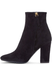 Черные замшевые ботильоны от Giuseppe Zanotti