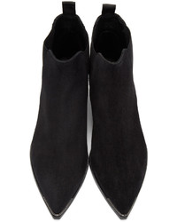 Черные замшевые ботильоны от Acne Studios