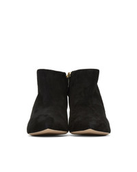 Черные замшевые ботильоны от Nicholas Kirkwood