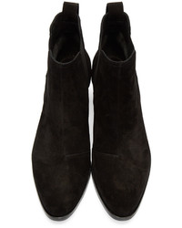 Черные замшевые ботильоны от Rag & Bone