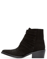 Черные замшевые ботильоны от Toga Pulla