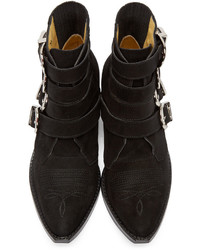 Черные замшевые ботильоны от Toga Pulla