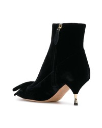 Черные замшевые ботильоны от Rochas