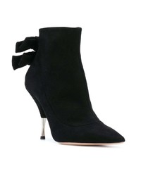 Черные замшевые ботильоны от Rochas