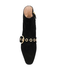 Черные замшевые ботильоны от Prada