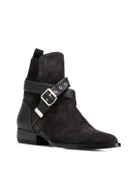 Черные замшевые ботильоны от Chloé