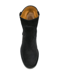 Черные замшевые ботильоны от Via Roma 15