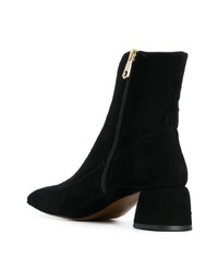 Черные замшевые ботильоны от Castaner