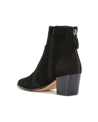 Черные замшевые ботильоны от Alexandre Birman