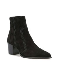 Черные замшевые ботильоны от Alexandre Birman