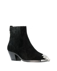 Черные замшевые ботильоны от Ash