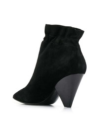 Черные замшевые ботильоны от Ash