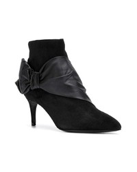 Черные замшевые ботильоны от Balmain