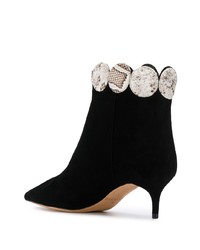 Черные замшевые ботильоны от Alexandre Birman