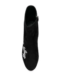 Черные замшевые ботильоны от Dolce & Gabbana