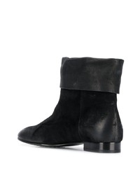 Черные замшевые ботильоны от Pedro Garcia