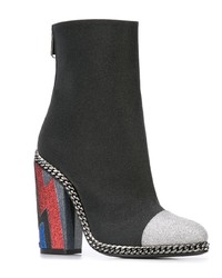 Черные замшевые ботильоны от Balmain