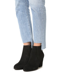 Черные замшевые ботильоны от Steven