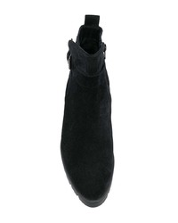 Черные замшевые ботильоны от Högl
