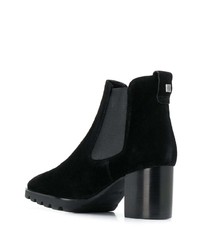 Черные замшевые ботильоны от Högl