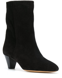 Черные замшевые ботильоны от Etoile Isabel Marant