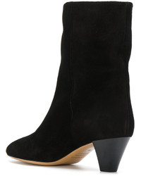 Черные замшевые ботильоны от Etoile Isabel Marant
