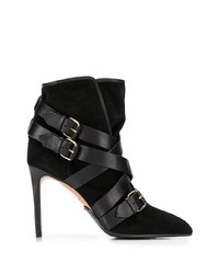 Черные замшевые ботильоны от Balmain