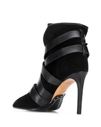 Черные замшевые ботильоны от Balmain