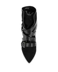 Черные замшевые ботильоны от Balmain