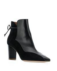 Черные замшевые ботильоны от Malone Souliers