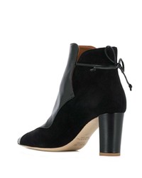 Черные замшевые ботильоны от Malone Souliers