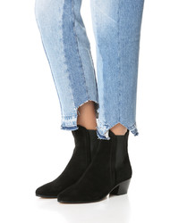 Черные замшевые ботильоны от IRO