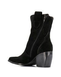 Черные замшевые ботильоны от Kennel + Schmenger