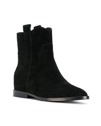 Черные замшевые ботильоны от Ash
