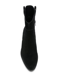 Черные замшевые ботильоны от Ash