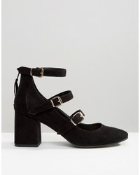 Черные замшевые ботильоны от Office