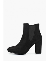 Черные замшевые ботильоны от Mellisa