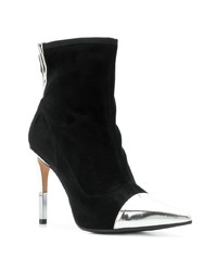 Черные замшевые ботильоны от Balmain