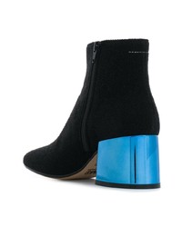 Черные замшевые ботильоны от MM6 MAISON MARGIELA