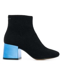 Черные замшевые ботильоны от MM6 MAISON MARGIELA