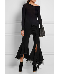 Черные замшевые ботильоны от Charlotte Olympia