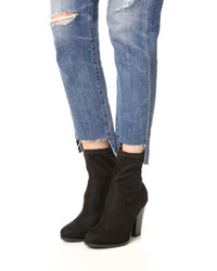 Черные замшевые ботильоны от Steven