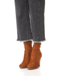 Черные замшевые ботильоны от Steven