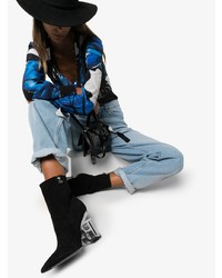 Черные замшевые ботильоны от Balmain