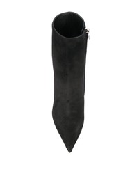 Черные замшевые ботильоны от Balmain