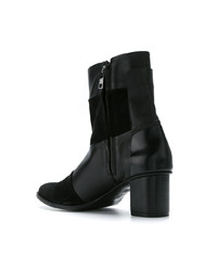 Черные замшевые ботильоны от Gloria Coelho